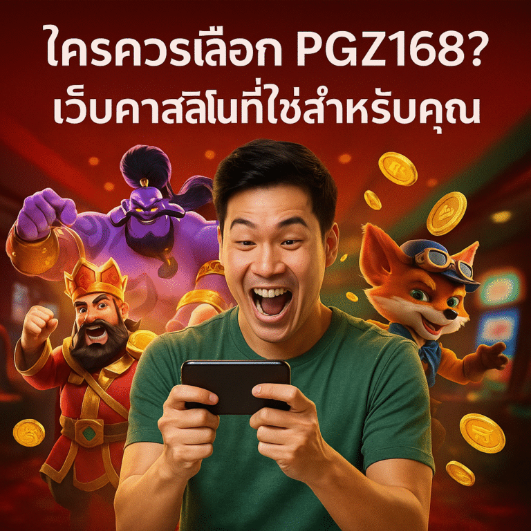 ใครควรเลือก PGZ168? เว็บคาสิโนที่ใช่สำหรับคุณ