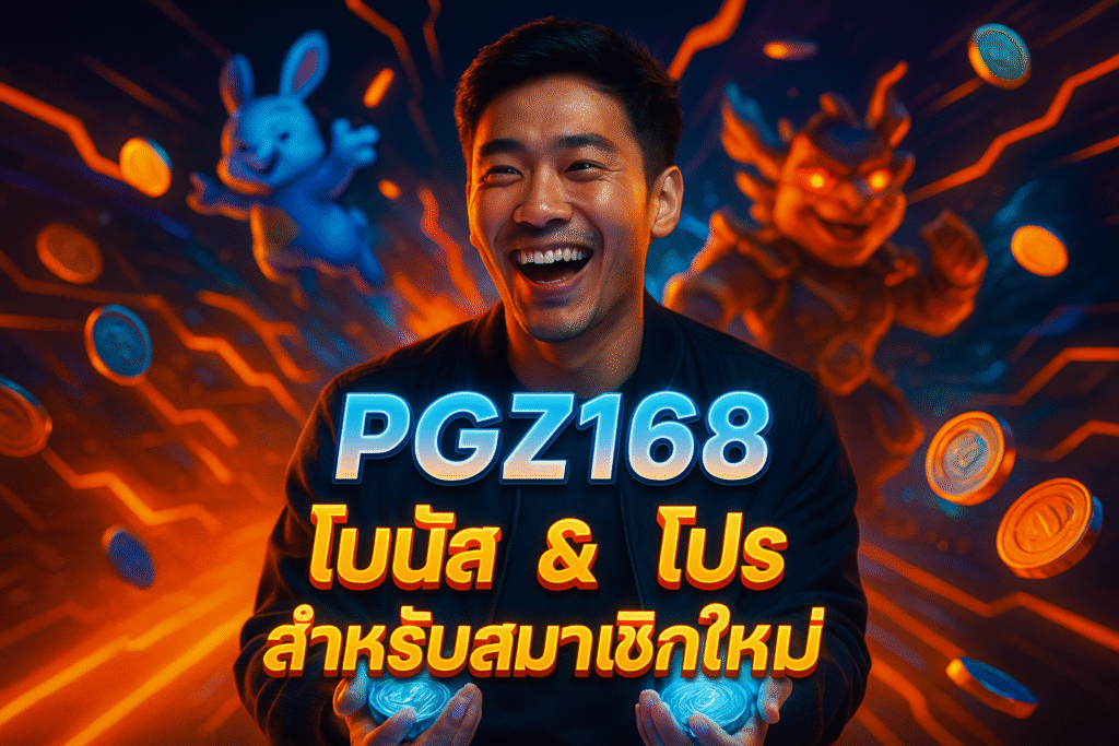 PGZ168 โบนัส & โปร สำหรับสมาชิกใหม่