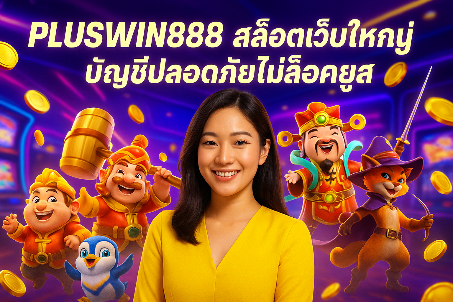 PLUSWIN888 สล็อตเว็บใหญ่ บัญชีปลอดภัยไม่ล็อคยูส
