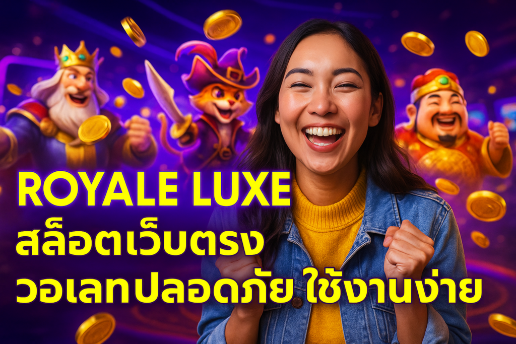 ROYALE LUXE สล็อตเว็บตรง วอเลทปลอดภัย ใช้งานง่าย