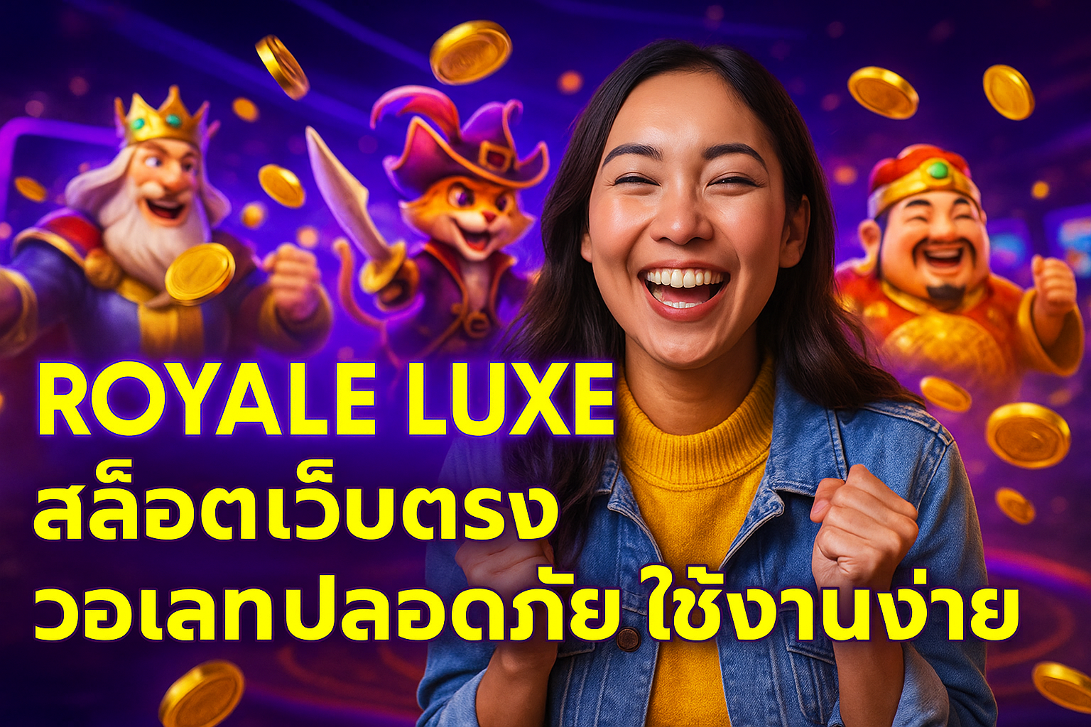 ROYALE LUXE สล็อตเว็บตรง วอเลทปลอดภัย ใช้งานง่าย