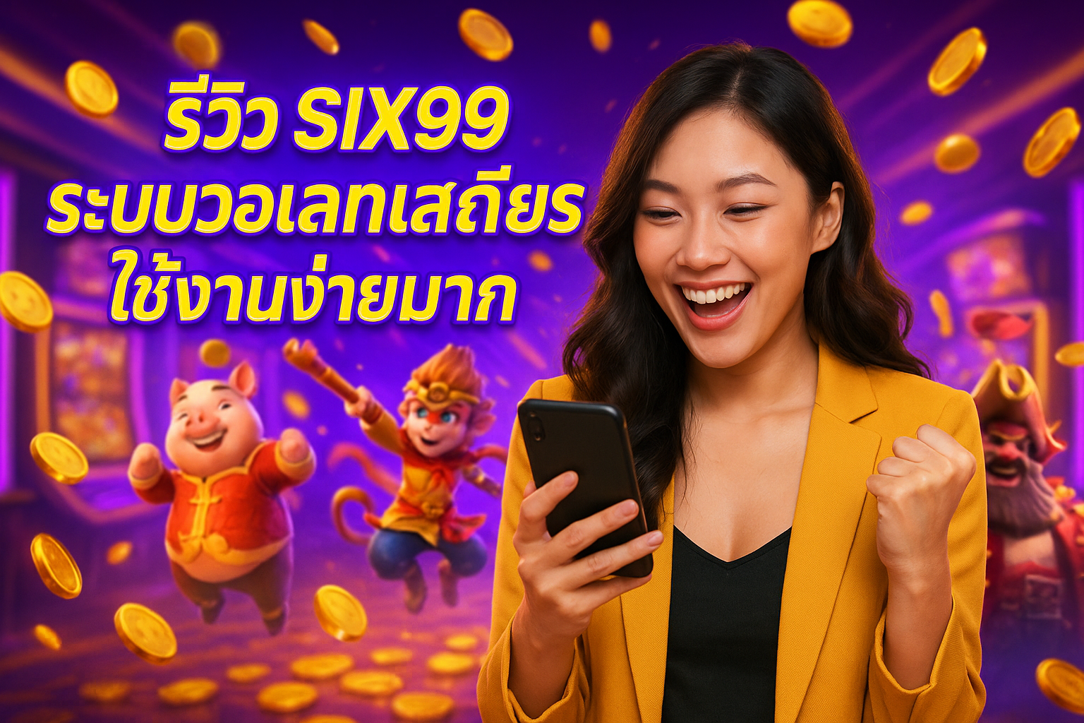 รีวิว SIX99 ระบบวอเลทเสถียร ใช้งานง่ายมาก